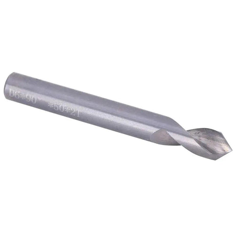 Dual Function Spot Drill And Chamfering Tool with a 90 Degree Cutter Tungsten Steel HRC 55 for precise centering and chamfering