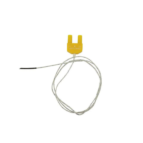 Klein Tools 69028 replacement thermocouple, yellow plastic head, braided insulated wire