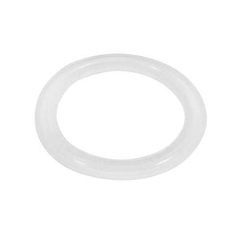 Tri-clamp gasket ring, 2 inch, silicone, white for sanitary stainless steel TC fittings