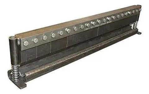 40 Inch Finger Press Brake DIY Builder Kit with adjustable back stop, unassembled three-eighths inch steel frame for bending