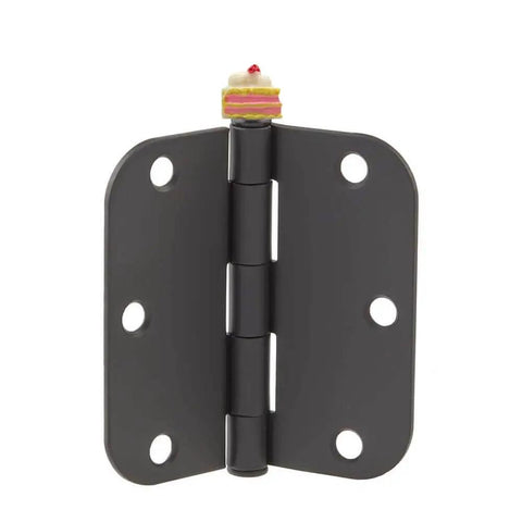 Triangle Cake Topper Set Of 6 Magnetic Hinge Heads For Door Hinges And Door Decoration On Metal Surfaces installed on hinge