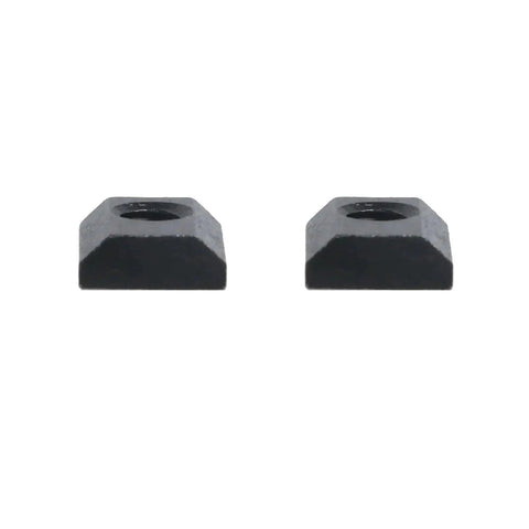 Front view of two 20 Pieces 5/16-18 Hammer Head T Nut for T Slot Track Galvanized Carbon Steel Sliding Nuts for Aluminum Extrusion 15 Series 4040.