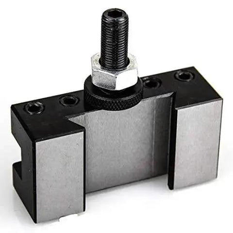 Fast Change Lathe Tool Post Holder for Turning and Facing Jobs with Locking Design that Lets You Changeover Fast and Save Time