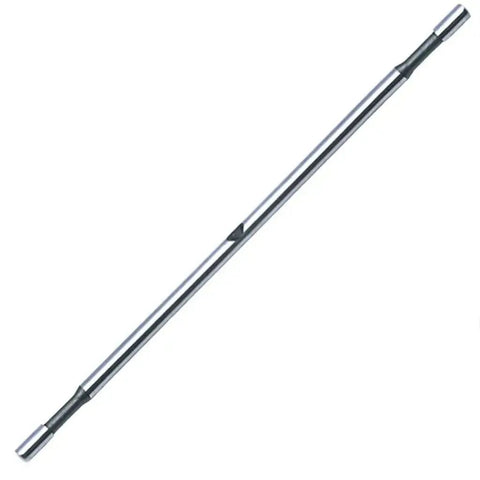 Metal Cutting Double Head Sheet Nibbler Cutter Drill Attachment, stainless steel rod for precision measuring in DIY projects.