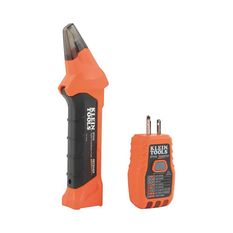 Fast Circuit Breaker Finder Kit For Quick Panel ID And Safe Wiring, ET310 Receiver with GFCI Outlet Tester, 2 Piece Set.