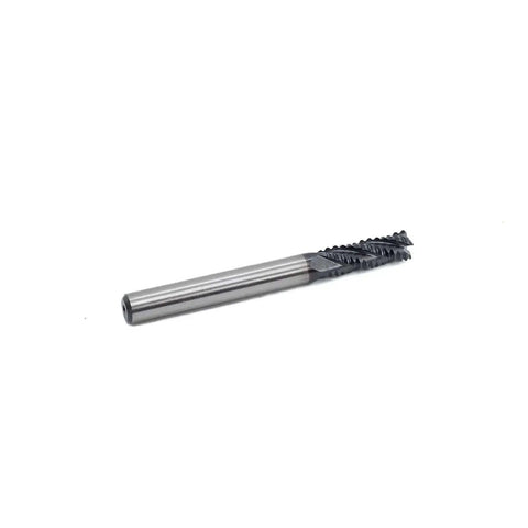 Roughing End Mill For Milling Metal Steels With HSS Square Nose 4 Flute Fine Tooth Bit 1 Quarter Inch Shank And 3 Quarter Inch Flute Length JESTUOUS