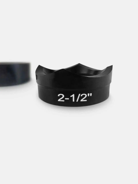 2-1/2 Inch Conduit Punch And Die For Hydraulic Knockout Driver With 2.91 Inch Hole Size Laser Engraved Alignment Marks