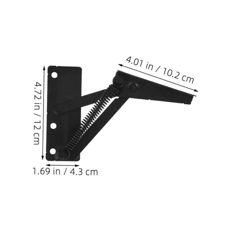Heavy Duty 2 Pack Folding Hinge Lifting Brackets For Sofas, Beds, And Cabinet Doors With High Load Capacity Foldable Design