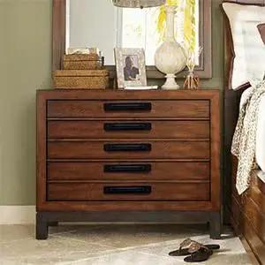 Bedroom dresser with 12 Pack Matte Black Aluminum Cabinet Pulls 5 Inch Length With 4 1/4 Inch Hole Center For Cabinets And Drawers