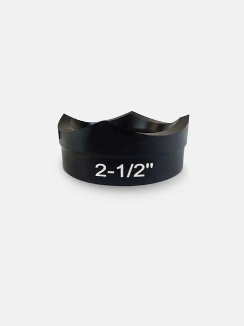 2-1/2 Inch Conduit Punch And Die For Hydraulic Knockout Driver With 2.91 Inch Hole Size Laser Engraved Alignment Marks