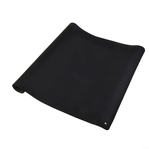 Anti Static ESD Grounding Mat Kit With Ground Wire For Electronics Workstation Repair 27.6 X 19.7 Inches black rolled mat