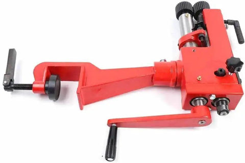 7 Inch Sheet Metal Bead Roller Machine With 6 Die Sets And Gearings, Pro Grade Rotary Steel Bead Bender in red cast steel