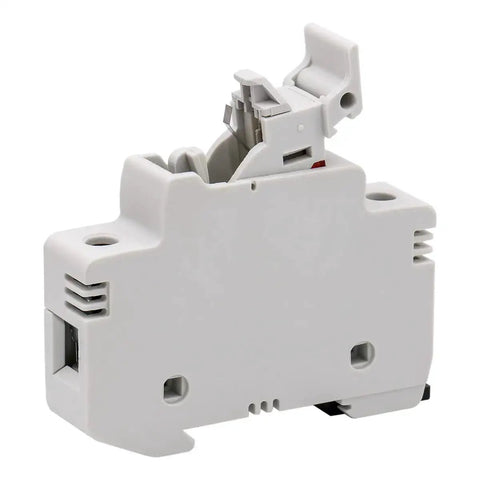 5-Pack Solar PV DIN Rail Fuse Holder 1 Pole 30A 1000VDC And 32A 690VAC High-Voltage Rated RT18-32 with LED Indicator