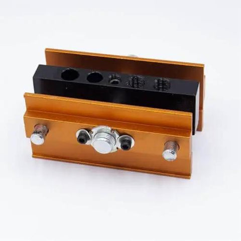 Adjustable Doweling Jig Kit For Straight Holes With Six Drill Guide Bushings Pro Grade Biscuit Joiner Set