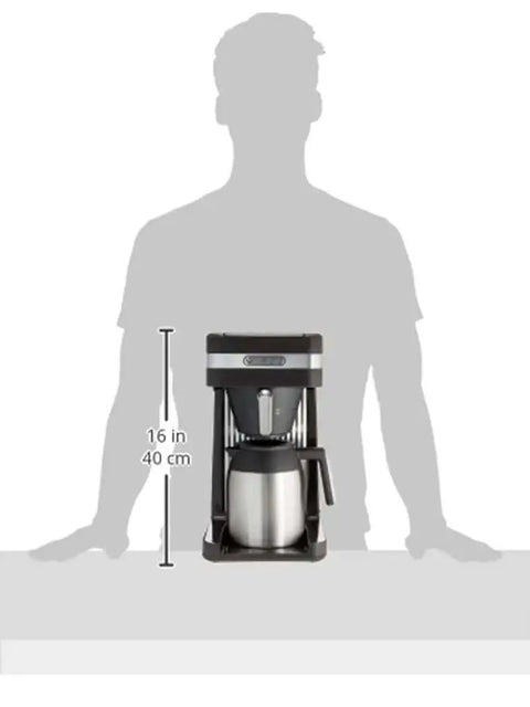 Speed Brew Platinum Thermal Coffee Maker With 70 Oz Stainless Steel Reservoir 10 Cup Capacity Fast Brew Black Finish