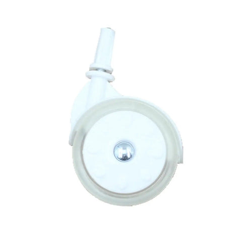 Close-up of a wheel from 8 Piece Toddler Walker Wheel Set With Seat Cushion And Omni Directional Replacement Wheels For Daily Walks.