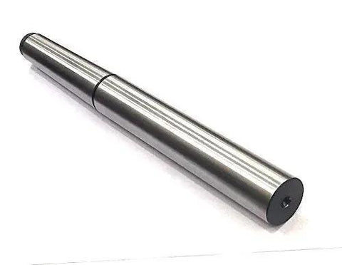Heavy Duty Pro Grade Precision Steel Lathe Alignment Test Bar Mandrel For Headstock And Tailstock Alignment To Eliminate Taper On Long Workpieces MT2 Regular OAL 180 Mm Hardened To 52 Plus 2 HRC And Precision Ground For Industrial Machining