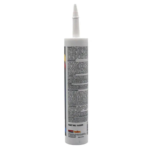 Blue RTV Silicone Gasket Maker Cartridge 300ml Single Component Formed In Place Gasketing Compound Oil And Water Resistant Remains Flexible Go To Gasket Sealant For Automotive And Machinery High Temperature - rear view