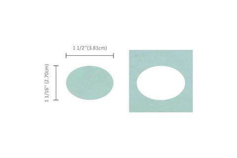 Oval Easter Egg 1.5 Inch Lever Action Craft Punch For Scrapbooking Cards Arts And DIY Projects cutout demonstration