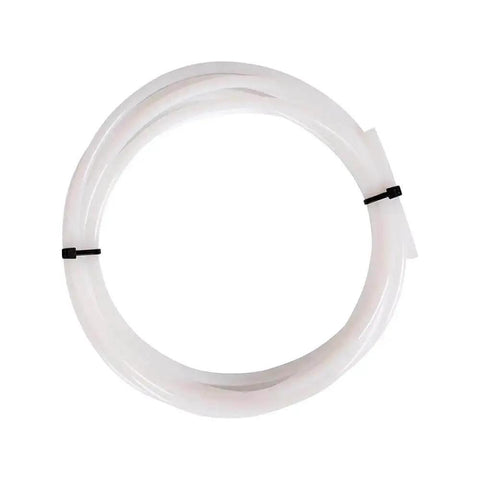 Clear coiled 2M PTFE Teflon Tube For 1.75mm Filament 4mm OD 2mm ID Extruder Tubing For 3D Printers, showing flexible material.