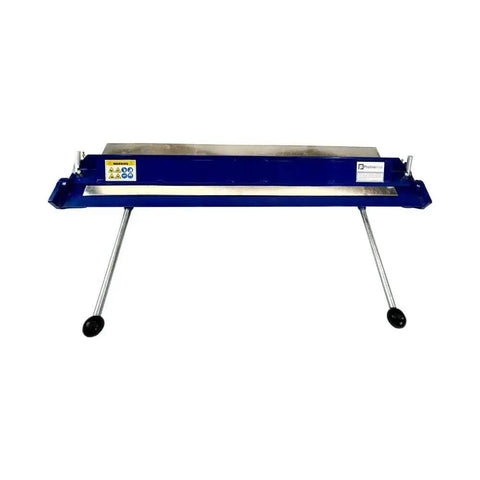 Front view of 36 Inch Sheet Metal Brake Bender Tool for 20 Gauge Steel and 14 Gauge Aluminum, featuring dual handle design and reinforced steel