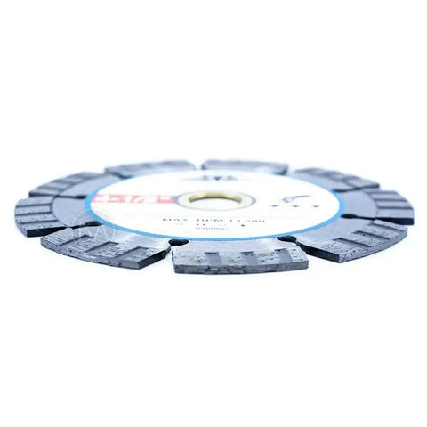 Seven Eighths Inch TCT Hole Saw Cutter With Quarter Inch Hex Shank Tungsten Carbide Tipped Pilot Drill Bit for Metal, side view