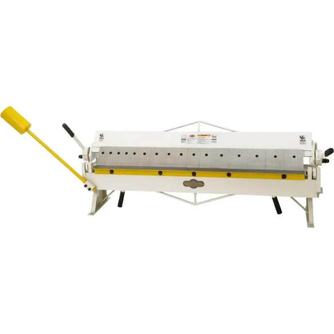 Heavy Duty 48 Inch Pan And Box Brake With Removable Steel Fingers For Sheet Metal Forming A Pro Grade Industrial Metalworking Tool For Custom Fabrication Shops And DIYers
