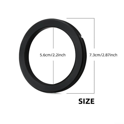 58mm Silicone Brew Head Gasket Replacement for Espresso Machines and Coffee Makers, size dimensions