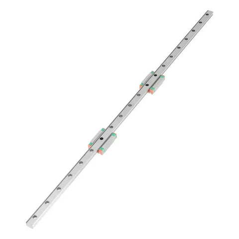 Miniature Linear Rail Bearing Guide Rail 400mm LML9B 9mm Wide With Two Slide Blocks for CNC Parts and 3D Printer Projects