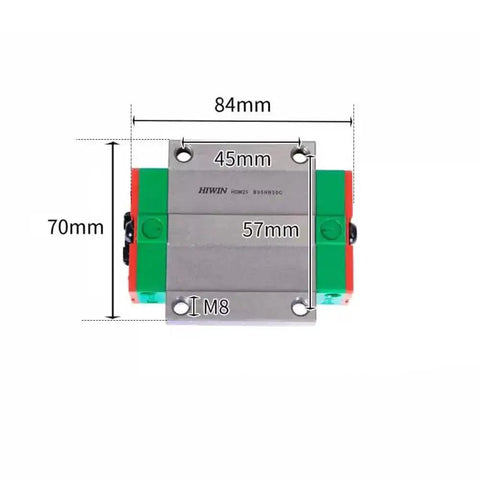 Top Notch 25mm Linear Block For HGW25 Linear Motion Guide Rail High Speed High Load High Rigidity Linear Bearing Block