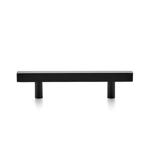 30 Pack 6 Inch Square Cabinet Pulls Matte Black Stainless Steel Kitchen Drawer Handles With Three And Three Quarter Inch Hole Centers durable hardware