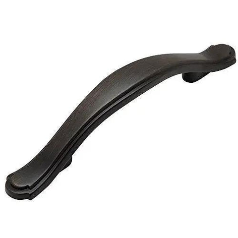 10 Pack Oil Rubbed Bronze Cabinet Hardware Handle Pull With 3 Inch Hole Centers, Overall Length 5 1/8 Inches, Width 5/8 Inch