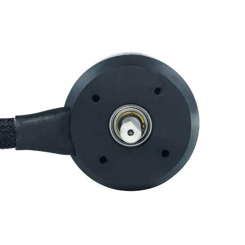 Front view of Beefy 7070 Offroad Electric Skateboard Motor With 4200W Peak Power 110Kv Sensored D Shaft 10Mm for Escooter builds