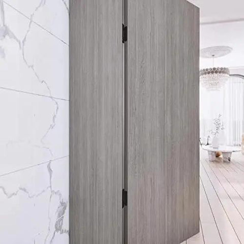 Ultra Thin Hidden Door Hinges For Secret Rooms Invisible Concealed Hinges Heavy Duty Adjustable Butt Hinges Two Pack Black
