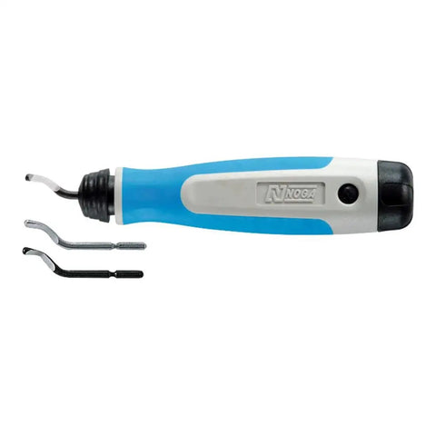 Pro Grade Heavy Duty Deburr Tool Kit With Ergonomic NG1 Handle And S10 S20 S35 Blades For Coarse To Extra Fine Deburring