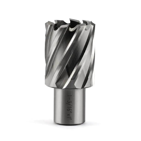 Rugged Annular Cutter Kit With Pilot Pin For Magnetic Drill Press JESTUOUS HSS Slugger Bits One And Three Sixteenths Inch Diameter