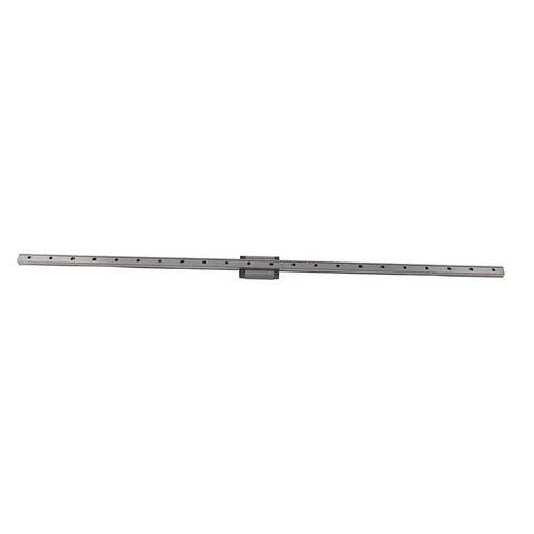Black Linear Rail Guide 12mm Wide 550mm Length Miniature Precision Linear Motion System With Four Point Contact Block For Small Automation Projects Pro
