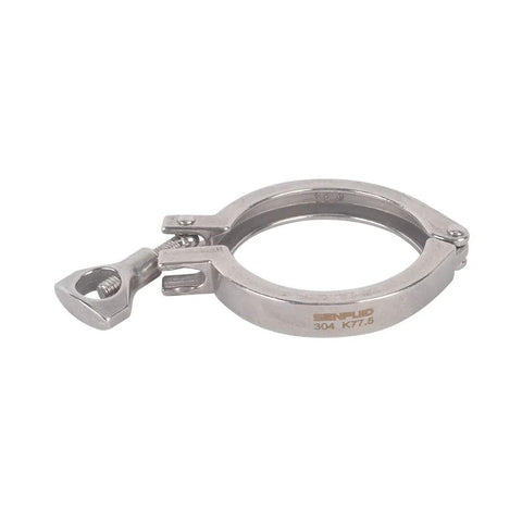 SENFUID 2.5-inch sanitary tri-clamp, 304 stainless steel, heavy-duty clamp