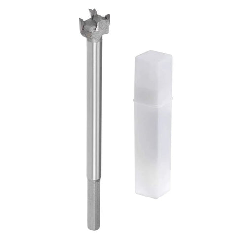 Forstner Drill Bit 16mm Tungsten Carbide Wood Hole Cutter For Woodworking Hex Shank 7mm 93mm Drilling Depth 128mm Total Length Heavy Duty Pro Grade Bit For Precise Hinge Hole Cuts Uxcell