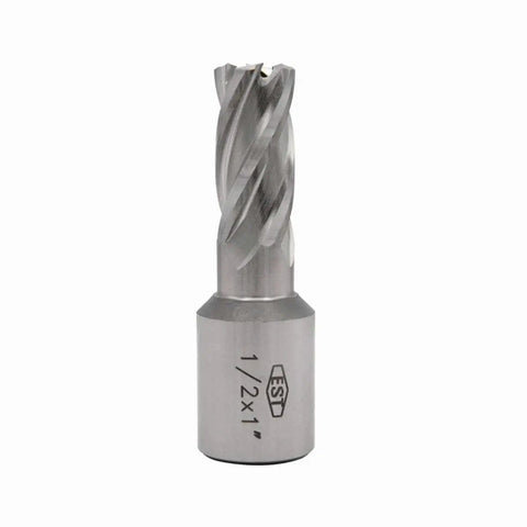 M2AL HSS Annular Cutter One Inch Depth Of Cut For Magnetic Drill Press With Three Quarters Inch Weldon Shank And Free Pilot Pin