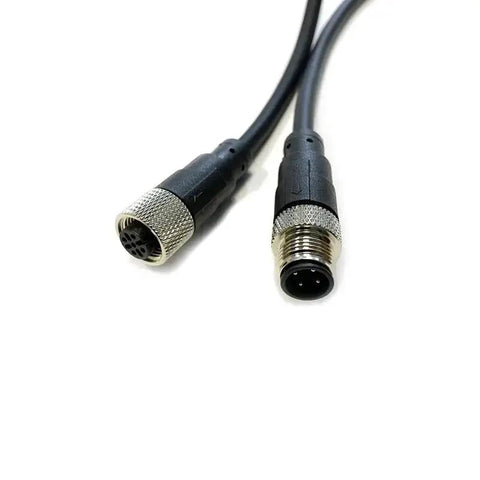 M12 4 Pin A Code Male To Female Connector Cable 1 Meter Waterproof IP67 Aviation Sensor Actuator Wire