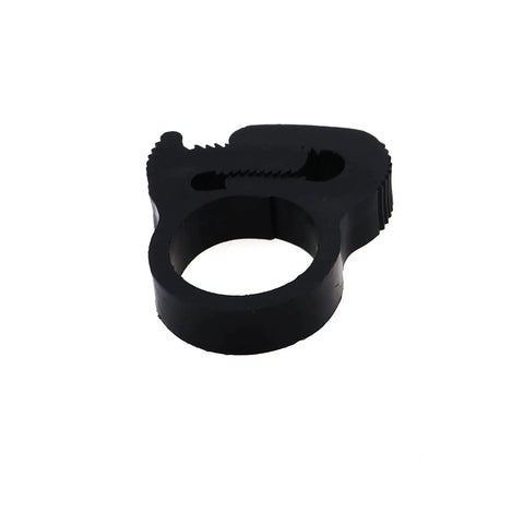 20 Piece Nylon Hose Clamps Five Eighth Inch Carabiner Style Black Plastic Hose Band Fasteners durable reusable easy to install