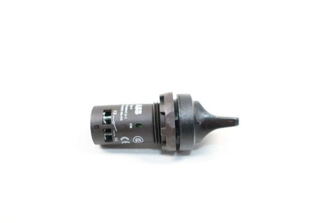3-Position Selector Switch Single Unit, 300 V AC Panel Mount Rotary Control, durable metal housing side view