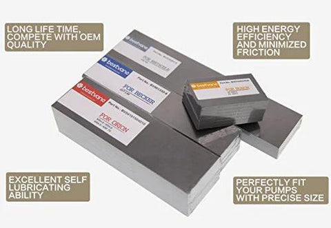 Carbon Vanes For DTA80 And KTA80 Vacuum Pumps Pack Of 6 Pro Grade Replacement Parts Elmo Rietschle 523778 526886 523851