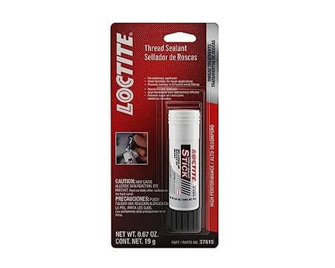Vehicle-Specific Thread Sealant Stick, Red 19 g, Self-Feeding Applicator, Single-Component Anaerobic Pipe Sealant packaging