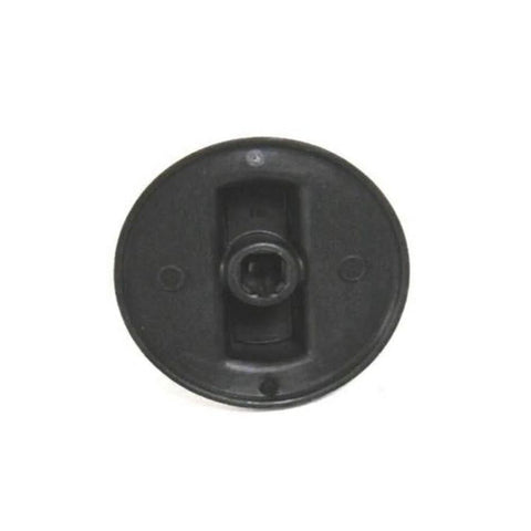 Semolto Arctic Cat fuel valve shut-off knob, black round knob with central square drive