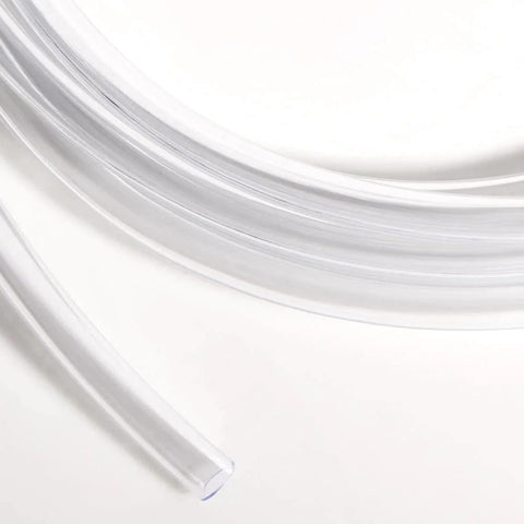 Clear PVC vinyl tubing, 5/8 in ID x 13/16 in OD, low‑pressure hose, 9.84 ft length