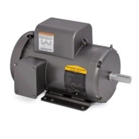 Single-unit general purpose single-phase AC motor, 2 HP, 145TC frame, TEFC totally enclosed fan cooled, 3450 RPM, 115/230V dual voltage
