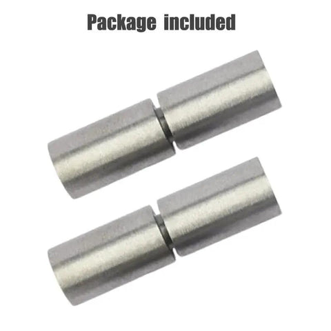 Beefy Heavy Duty Weld On Barrel Hinges For Metal Gates And Doors 4.8 By 1.3 Inch With 0.75 Inch Pin 1400 Lb Load 2 Pack