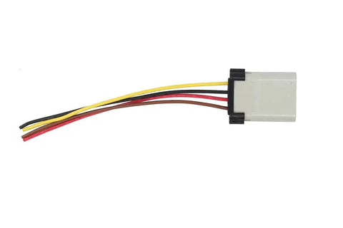 Drop In Fuel Pump Connector Wiring Harness Pigtail Plug For Ford E Series E150 E250 E350 E450 Expedition Mustang Transit Ranger F150 F250 F350 F450 F550 Super Duty And Dodge Ram Grand Caravan with multi-colored wires